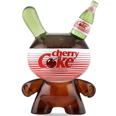 Kidrobot X Cherry Coke 8" Dunny Art Figure www.HobbyGalaxy.com
