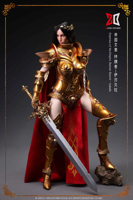 Z-ONE STUDIO - 1/6 Alloy Imperial Empress - Standard-Bearer Isabella 1/6 Scale Action Figure Z1-002 www.HobbyGalaxy.com