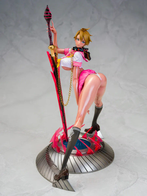 Daiki Kougyo Mahou Shoujo (Magical Girl) Series RAITA Original Asuka Rui Pink Summer Sailor Uniform Ver. 1/6 Scale Figure www.HobbyGalaxy.com