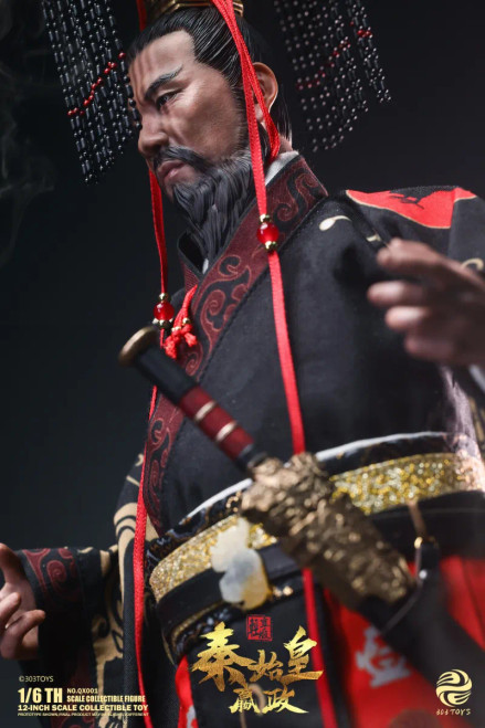 303TOYS First Emperor of China, Qin Shi Huang - Ying Zheng 1/6 Scale Action Figure Enjoyment Edition NO.QX001 www.HobbyGalaxy.com