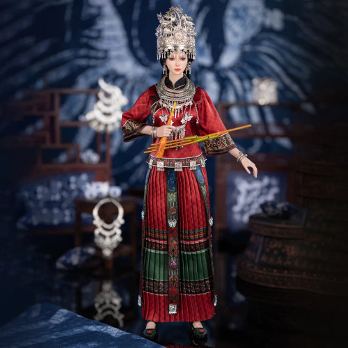 TBLeague The Miao of China’s 56 Ethnic Groups (Red) 1/6 Scale Action Figure PL2025-235A www.HobbyGalaxy.com