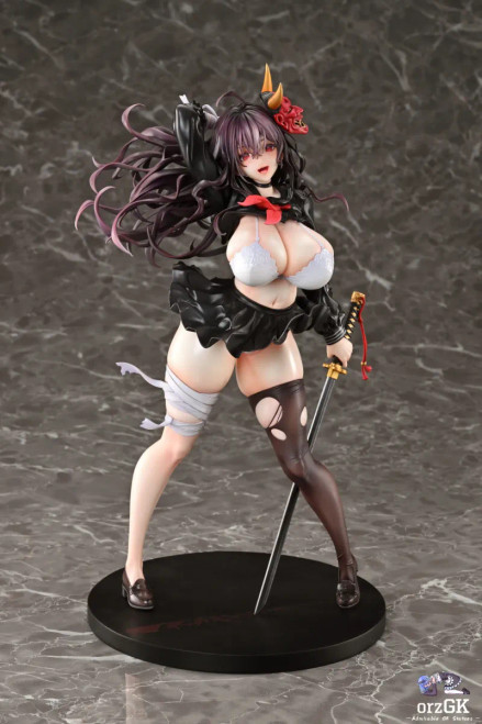 Pink ・Cat Demon Exorcist Student Council President - Reika Danzaiin 1/6 Scale Figure www.HobbyGalaxy.com