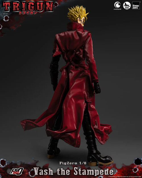 Threezero "Trigun" Vash the Stampede 1/6 Scale Action Figure www.HobbyGalaxy.com