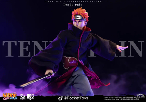 Rocket Toys "Naruto: Shippuden" Tendo Pain 1/6 Scale Action Figure ROC-013 www.HobbyGalaxy.com