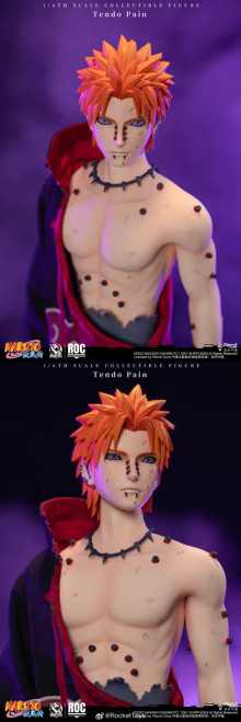 Rocket Toys "Naruto: Shippuden" Tendo Pain Battle Damaged Ver. 1/6 Scale Action Figure ROC-014 www.HobbyGalaxy.com