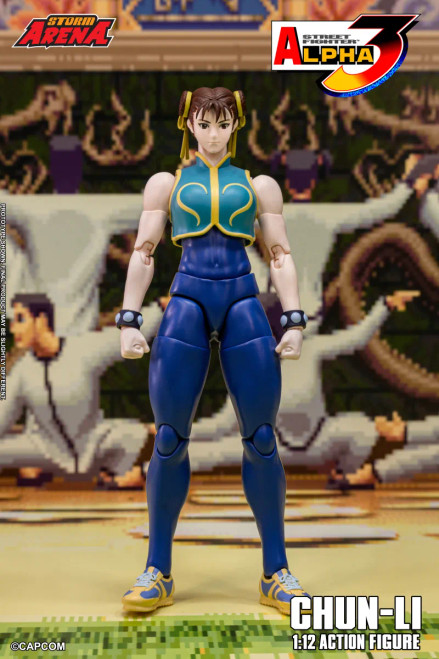 Storm Arena "Street Fighter Alpha 3" Chun-Li 1/12 Scale Action Figure www.HobbyGalaxy.com