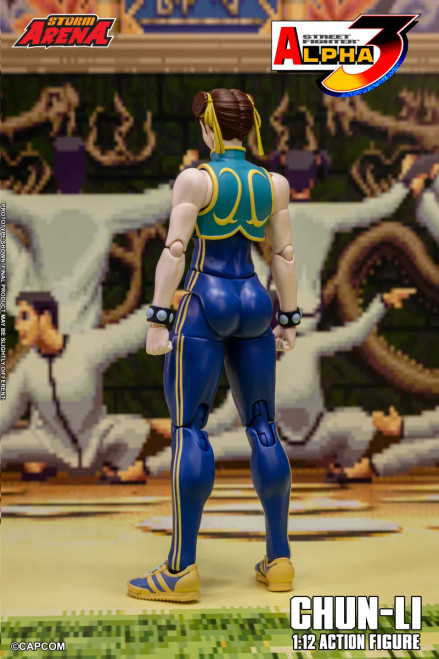 Storm Arena "Street Fighter Alpha 3" Chun-Li 1/12 Scale Action Figure www.HobbyGalaxy.com