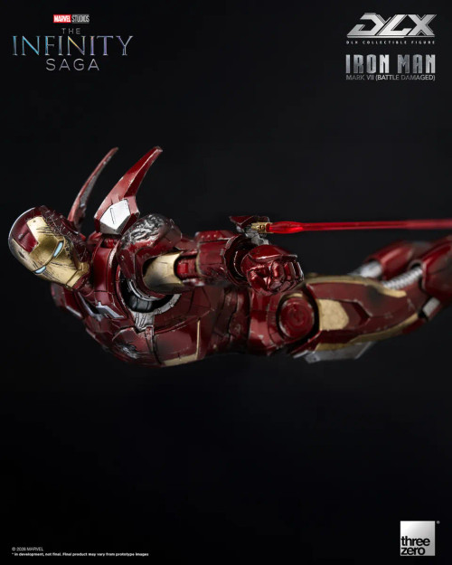 Threezero Marvel Studios: The Infinity Saga DLX Iron Man Mark 7 (Battle Damaged) Action Figure www.HobbyGalaxy.com