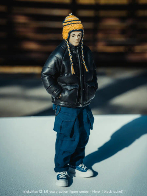 trickyMan12 Hero (Black Jacket) 1/6 Scale Art Figure FB-10150-A www.HobbyGalaxy.com