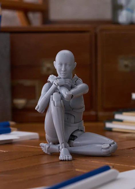 Find the Max Factory Nishimura Style 8" Drawing Doll in Olive Gray at HobbyGalaxy.com. . This highly articulated artist reference figure offers precise posing, clean proportions, and a premium build—ideal for illustrators, designers, and collectors seeking accurate drawing support.