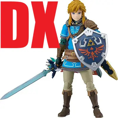 Bring home the hero of The Legend of Zelda: Tears of the Kingdom with the Max Factory figma Link DX Edition, available at HobbyGalaxy.com. . This highly articulated action figure includes premium accessories, detailed sculpting, and dynamic posing options—perfect for Zelda fans and collectors of high‑quality figma releases.