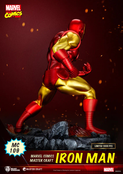 Pre-order the limited Beast Kingdom Master Craft Iron Man Statue at HobbyGalaxy.com! ? Inspired by issue #126. Limited to 3,000 pieces worldwide. Secure yours!