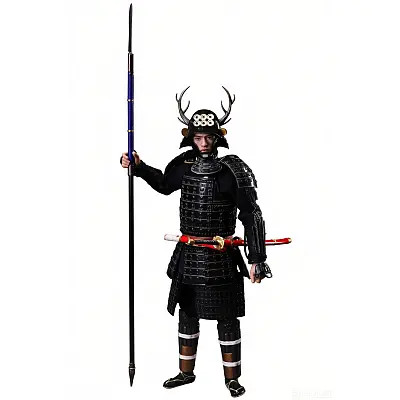 Shop the D12TOYS “Greatest Warrior of Japan” Sanada Yukimura 1/12 Scale Action Figure Black Standard Edition (D12006) at HobbyGalaxy.com  — a premium samurai collectible featuring striking black armor, detailed sculpting, and impressive articulation.