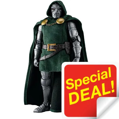 Shop the Mezco Toyz One:12 Collective Marvel Doctor Doom Deluxe Edition 1/12 Scale Action Figure at HobbyGalaxy.com  — a premium collectible featuring detailed armor, rich accessories, and the iconic look of Marvel’s legendary super‑villain.