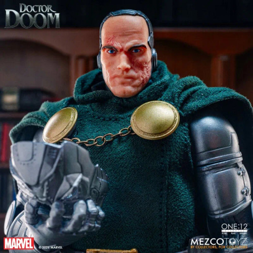 Shop the Mezco Toyz One:12 Collective Marvel Doctor Doom Deluxe Edition 1/12 Scale Action Figure at HobbyGalaxy.com  — a premium collectible featuring detailed armor, rich accessories, and the iconic look of Marvel’s legendary super‑villain.