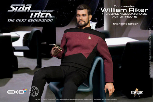 Pre-order the EXO-6 Star Trek: The Next Generation Commander William T. Riker 1/6 Scale Figure (Standard) at HobbyGalaxy.com! ? Add Number One to your crew.