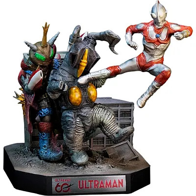 Order the Star Ace Toys Ultraman Jack vs Zetton II & Alien Bat battle scene diorama statue. Get this epic Ultraman collectible at HobbyGalaxy.com.
