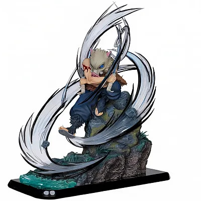 Shop the Tsume “Demon Slayer: Kimetsu no Yaiba” Inosuke Hashibira Ikigai 1/6 Scale Statue at HobbyGalaxy.com  — a premium collectible featuring dynamic sculpting, detailed craftsmanship, and an intense battle‑ready pose of Inosuke from Demon Slayer.