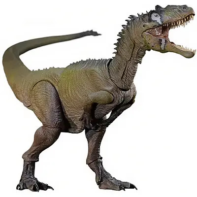 Shop the Nanmu Studio Smart Series Allosaurus “Crooked‑mouth Guy” Super Articulated Action Figure (170035) at HobbyGalaxy.com  — a highly poseable, realistic dinosaur collectible featuring detailed sculpting, premium paintwork, and extensive articulation for dynamic display.