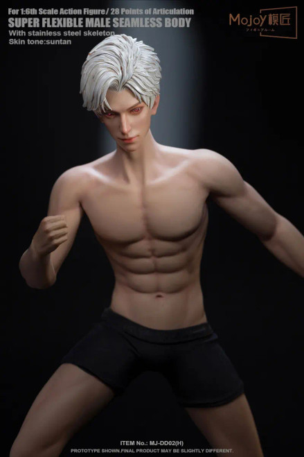 Order the Mojoy Studio Gentleman Super Flexible Male 1/6 Scale Seamless Body (Suntan, MJ-DD02H) at HobbyGalaxy.com. The perfect base for custom figures.