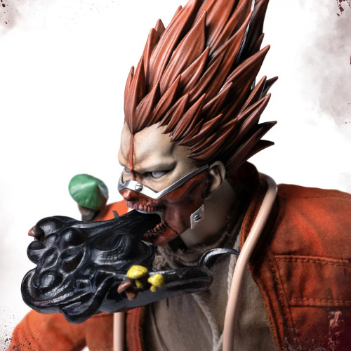 Pre-order the Threezero Dorohedoro FigZero En 1/6 scale action figure. Secure the powerful boss of the En Family for your collection at HobbyGalaxy.com.