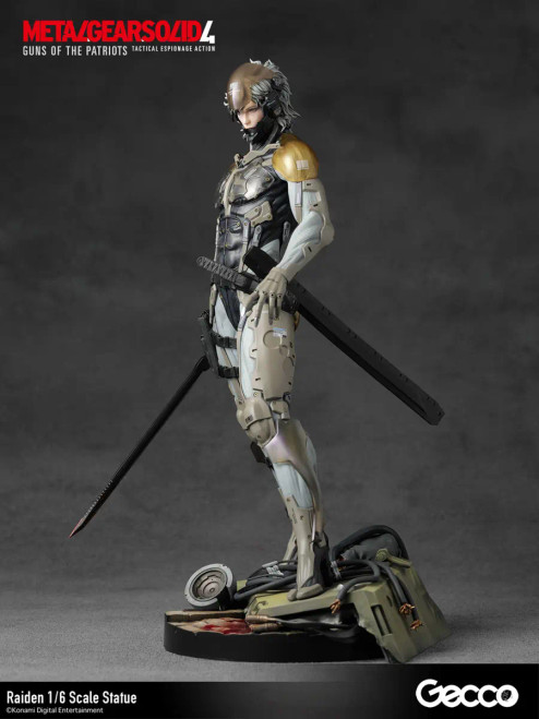 Pre-order the Gecco Metal Gear Solid 4: Guns of the Patriots Raiden 1/6 scale statue. Secure this highly detailed cyborg ninja at HobbyGalaxy.com.