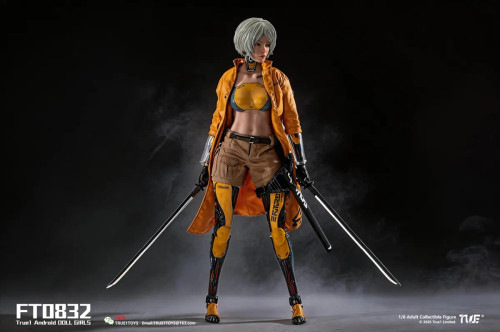 Pre-order the True1Toys Android Bill (White Hair Ver.) FT0832 1/6 scale action figure. Secure this stunning cyberpunk collectible at HobbyGalaxy.com.