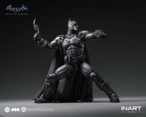 Pre-order the INART Batman: Arkham Origins (Battle Damaged Ver.) 1/12 scale action figure (MAG-G0007). Secure the Dark Knight at HobbyGalaxy.com.