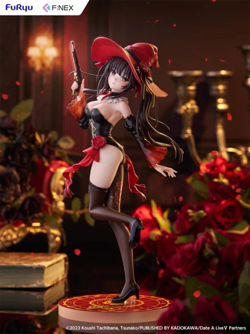 Pre-order the FuRyu Date A Live V Kurumi Tokisaki Witch Style Ver. 1/7 scale figure. Secure this spellbinding anime collectible today at HobbyGalaxy.com.