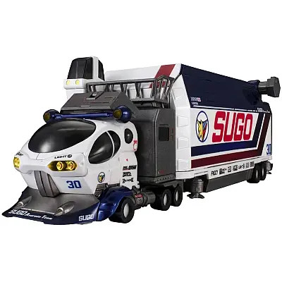 Pre-order the Megahouse DX Future GPX Cyber Formula Sugolegerd 10V5000 & Super Asurada 01 Circuit Mode C.F.C. -Heritage Edition- with Gift today at HobbyGalaxy.com!