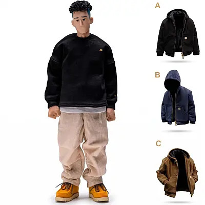 Pre-order the trickyMan12 Corduroy 2026 Series Style A 1/6 Scale Art Figure (FB-10120-1A) at HobbyGalaxy.com. Secure this unique urban collectible today!