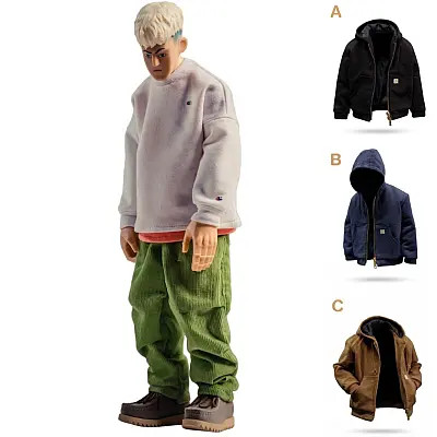 Pre-order the trickyMan12 Corduroy 2026 Series Style B 1/6 Scale Art Figure (FB-10120-1B) at HobbyGalaxy.com. Secure this unique urban collectible today!