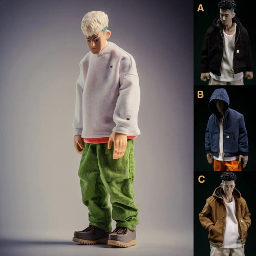 Pre-order the trickyMan12 Corduroy 2026 Series Style B 1/6 Scale Art Figure (FB-10120-1B) at HobbyGalaxy.com. Secure this unique urban collectible today!