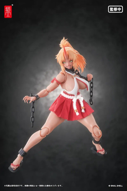 Pre-order the Snail Shell RPGEX-08 Oni Miko Second Daughter Momiji 1/12 Scale Action Figure at HobbyGalaxy.com. Secure your collectible today!