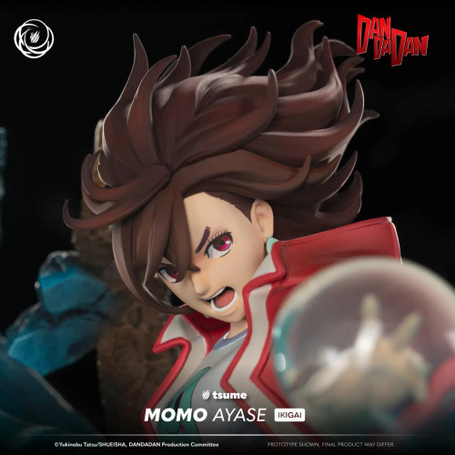 Pre-order the Tsume "Dandadan" Momo Ayase Ikigai 1/6 Scale Statue at HobbyGalaxy.com. Secure this high-quality, dynamic anime statue for your collection today!