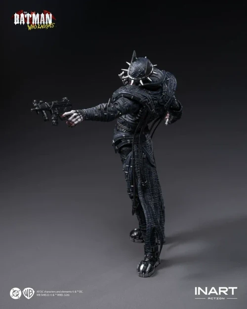 Pre-order the INART "Dark Nights: Metal" The Batman Who Laughs 1/12 scale action figure (MAG-C0002). Featuring high articulation, 3 swap-out head sculpts, and premium weapons including a scythe and chained hooks. Don't miss this hyper-realistic Dark Multiverse masterpiece!