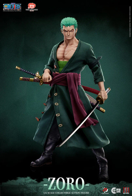 Pre-order the Jimei Palace x Cosmic Creations One Piece Roronoa Zoro 1/6 scale action figure (Deluxe Version) at HobbyGalaxy.com. Includes an LED light-up base