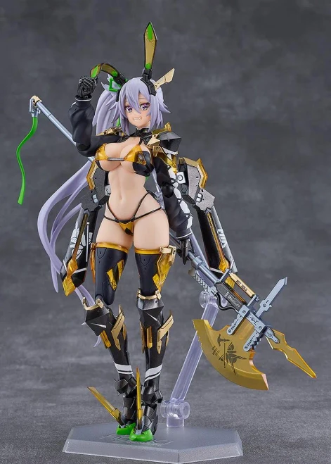 Pre-order the Max Factory figma Bunny Suit Planning Silva Barrelline action figure at HobbyGalaxy.com. Secure this fully articulated, bikini armor-clad warrior today!