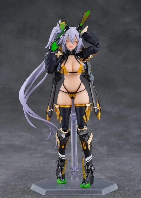 Pre-order the Max Factory figma Bunny Suit Planning Silva Barrelline action figure at HobbyGalaxy.com. Secure this fully articulated, bikini armor-clad warrior today!