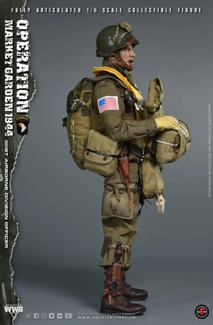 Shop the Soldier Story SS145 WWII 101st Airborne Division Officer 1/6 Scale Action Figure from Operation Market Garden 1944 at HobbyGalaxy.com. Order today!