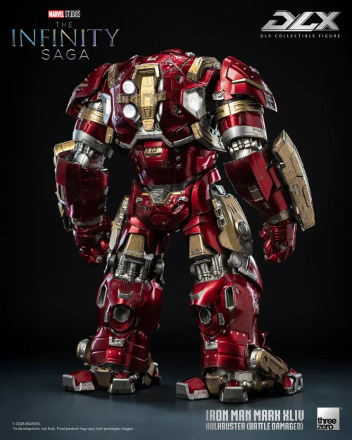 Pre-order the Threezero Avengers DLX Iron Man Mark 44 Hulkbuster (Battle Damaged) die-cast action figure (3Z09194W0) at HobbyGalaxy.com. Secure yours today!