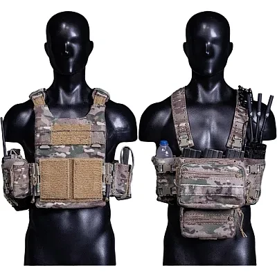 Upgrade your 1/6 scale figures with the DAMTOYS Vertexarms Order Series Tactical Low-Profile Plate Carrier (MC) VSF02-B at HobbyGalaxy.com.