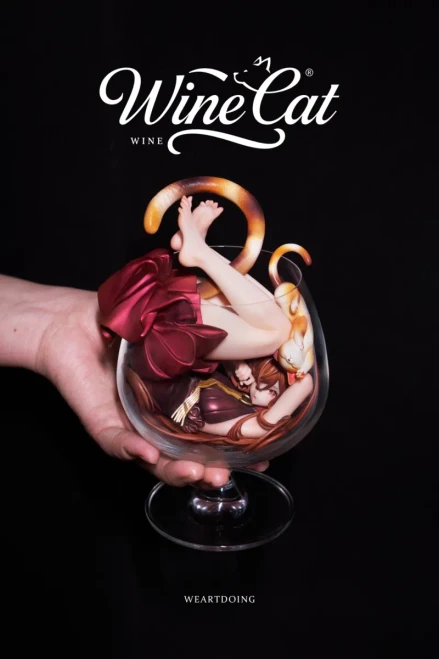 Pre-order the limited edition WeArtDoing Wine Cat Red resin figure by artist Karaage Tofu. Secure this stunning designer art toy at HobbyGalaxy.com!