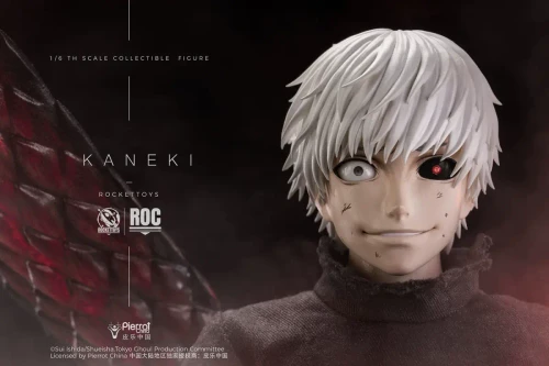 Pre-order the Rocket Toys Tokyo Ghoul Kaneki Awakened Ver. 1/6 Scale Action Figure (ROC-024) at HobbyGalaxy.com. Features Rize's Kagune and torture chair!
