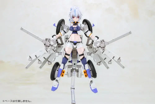 Pre-order the Kotobukiya Frame Arms Girl Second Jive model kit with transforming bike at HobbyGalaxy.com. Secure this stunning white wolf mecha girl!