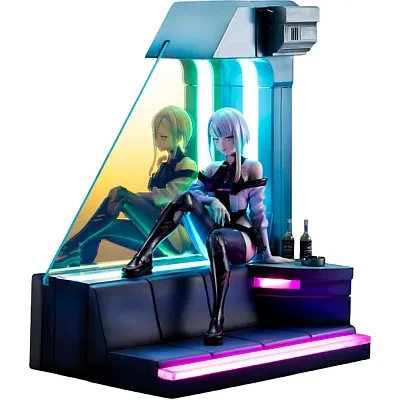 Pre-order the stunning Kotobukiya Cyberpunk: Edgerunners Lucy 1/7 scale figure set with LED light-up diorama base! Secure yours at HobbyGalaxy.com.