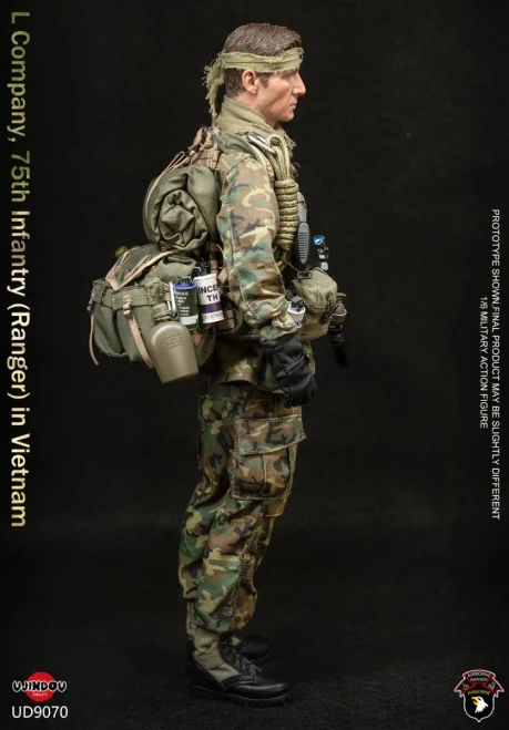 Pre-order the highly detailed UJINDOU US Army 101st Airborne LRRP Vietnam War 1/6 scale action figure (UD9070). Secure yours at HobbyGalaxy.com!