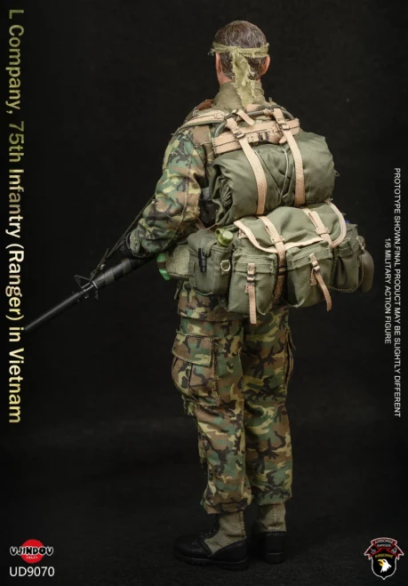 Pre-order the highly detailed UJINDOU US Army 101st Airborne LRRP Vietnam War 1/6 scale action figure (UD9070). Secure yours at HobbyGalaxy.com!