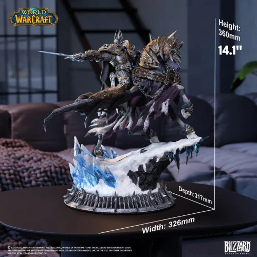 Pre-order the World of Warcraft Lich King & Invincible 14-inch premium statue! Secure this LED polystone masterpiece at HobbyGalaxy.com.