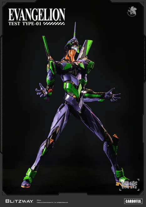 Pre-order the Blitzway Carbotix Evangelion Unit-01 Test Type DX Ver. diecast figure today at HobbyGalaxy.com! Secure yours now.